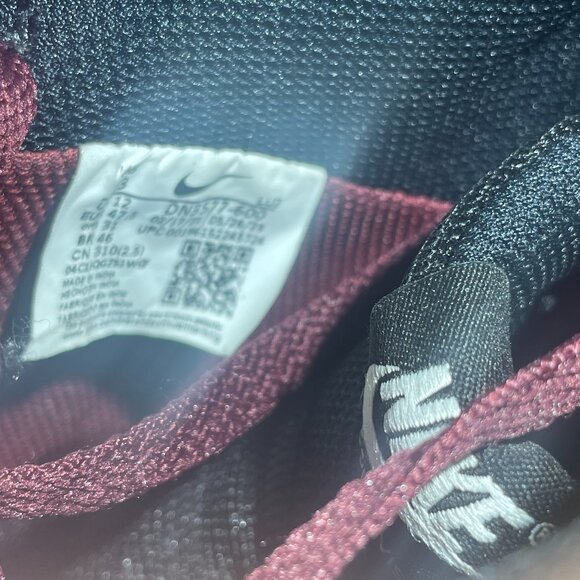 Nike Court Vision Mid Maroon/Black/White - Picture 4 of 4